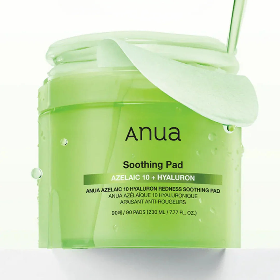 ANUA Azelaic Acid 10 Hyaluronic Redness Soothing Pad 90 Pads