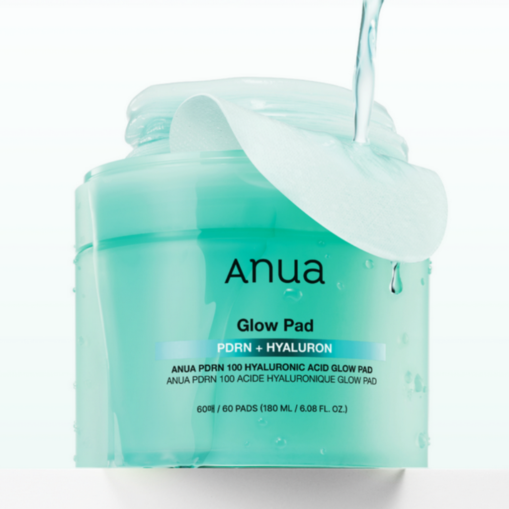 ANUA PDRN 100 Hyaluronic Acid Glow Pad 60 Pads