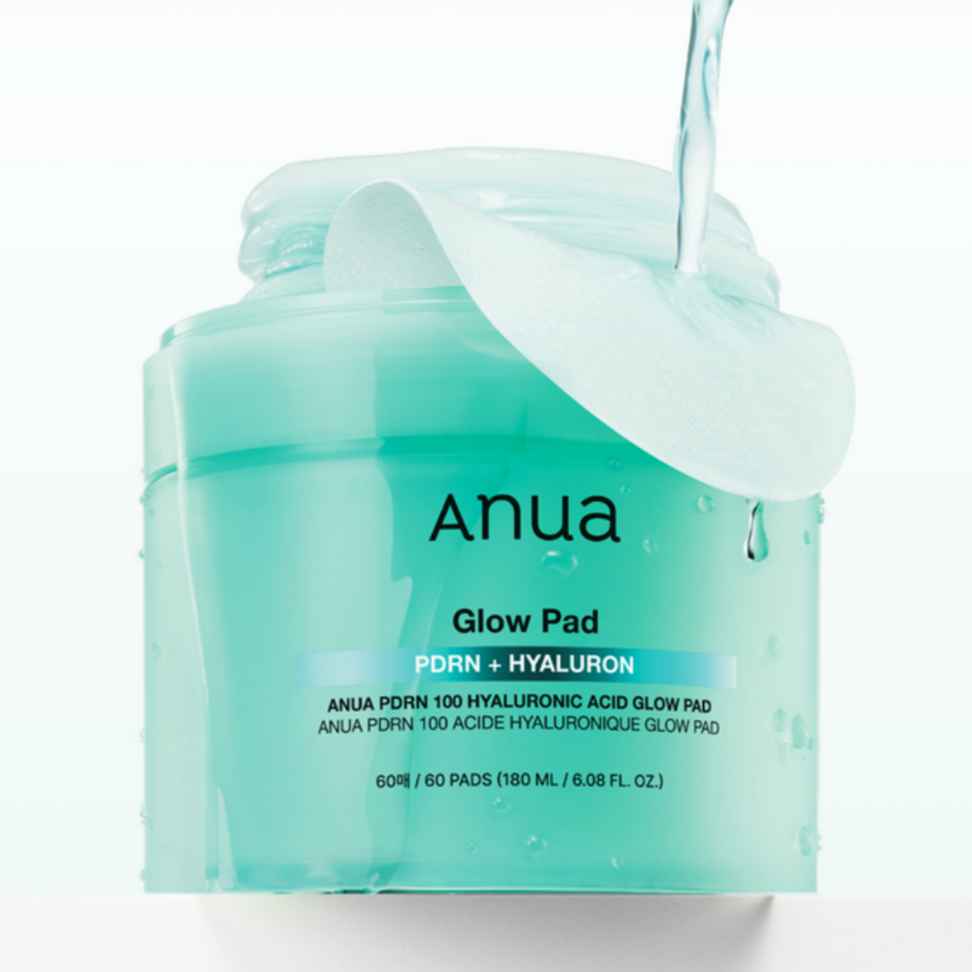 ANUA PDRN 100 Hyaluronic Acid Glow Pad 60 Pads