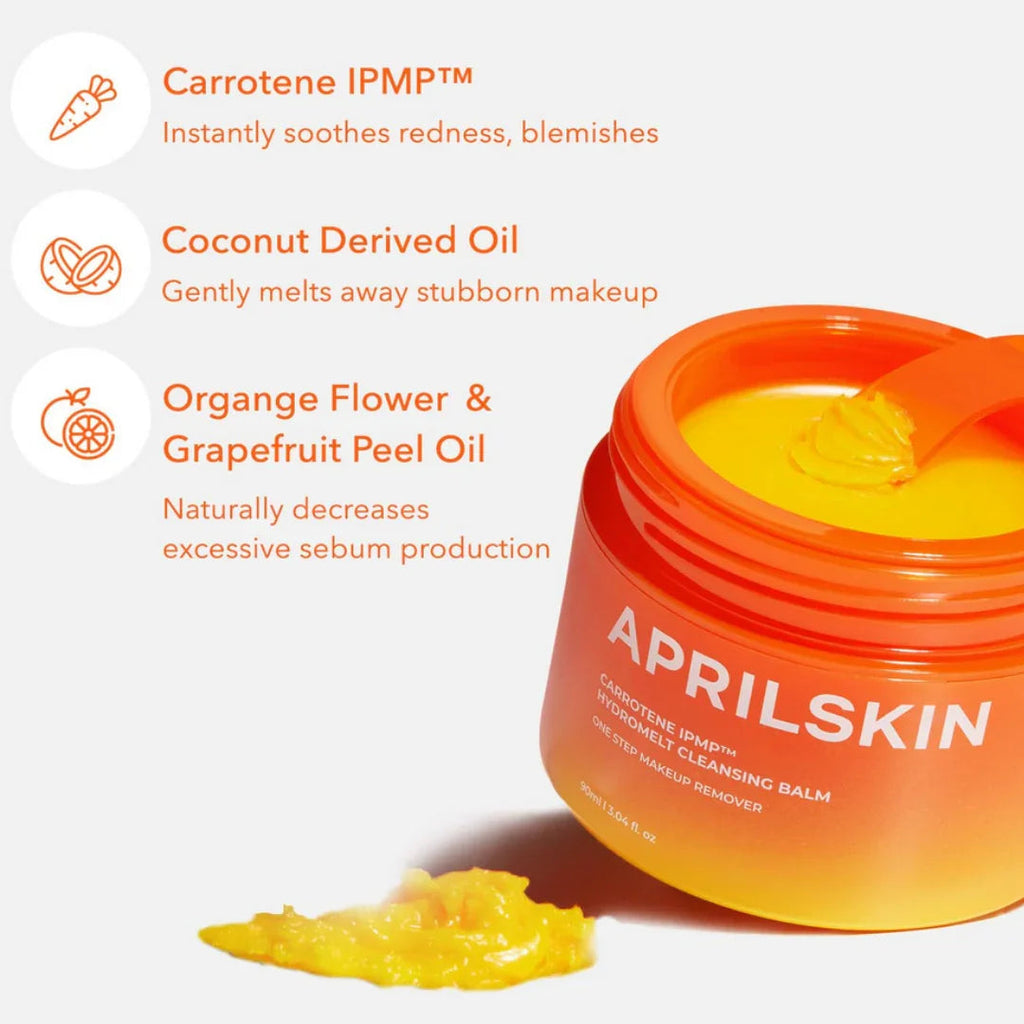 APRILSKIN Carrotene IPMP Hydramelt Cleansing Balm 90ml ( Expire Aug-2026)
