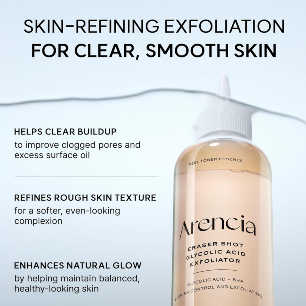 ARENCIA Eraser Shot Glycolic Acid Exfoliator 200ml