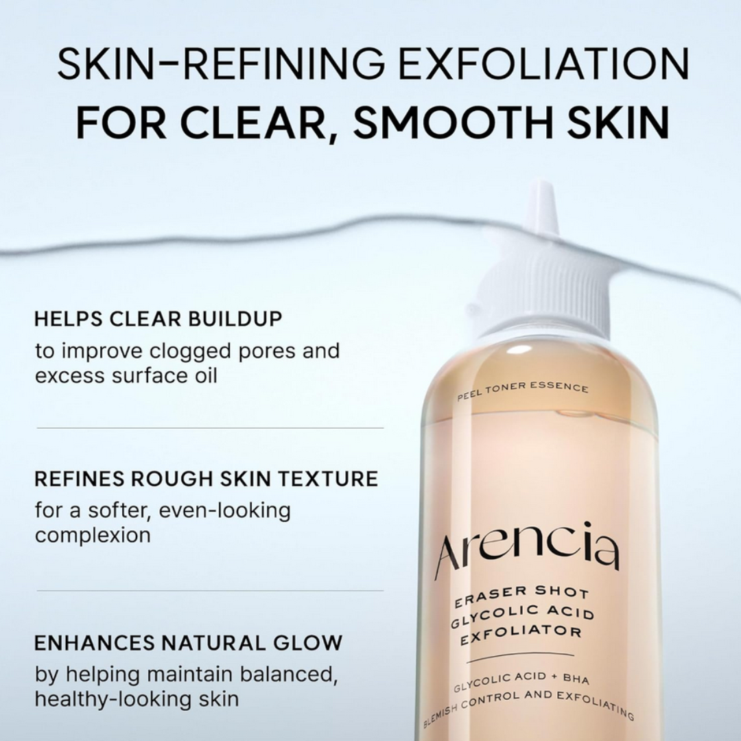 ARENCIA Eraser Shot Glycolic Acid Exfoliator 200ml