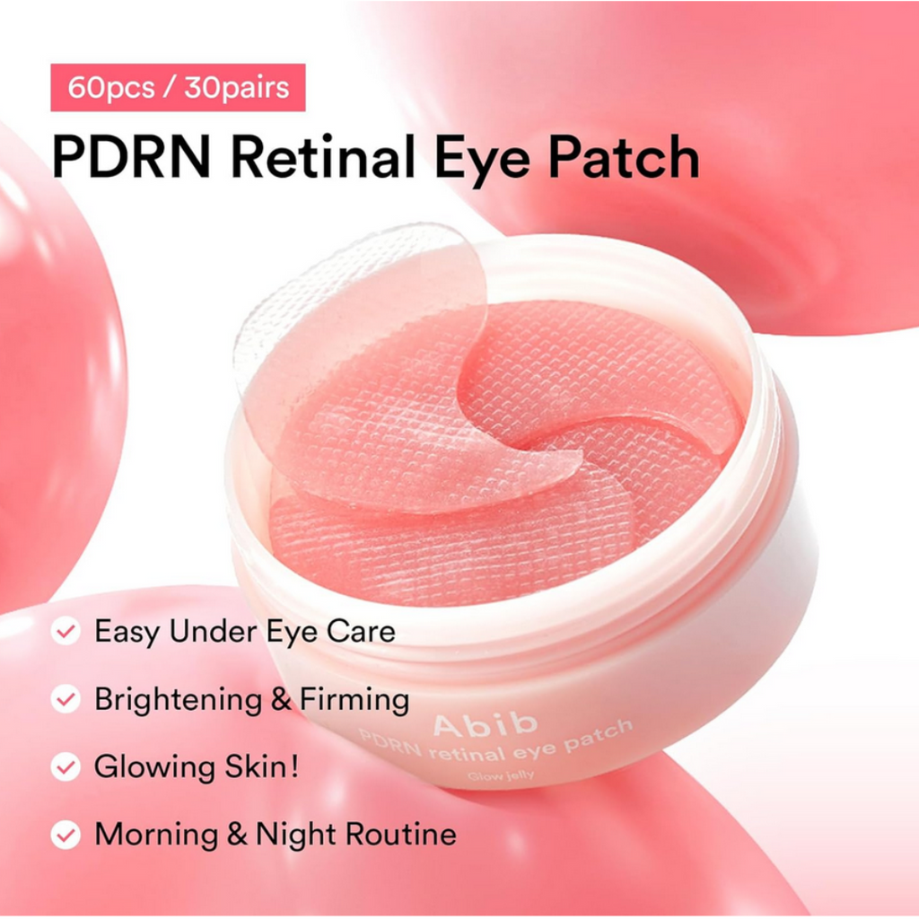 Abib PDRN Retinal Eye Patch Glow Jelly 60 Patchs