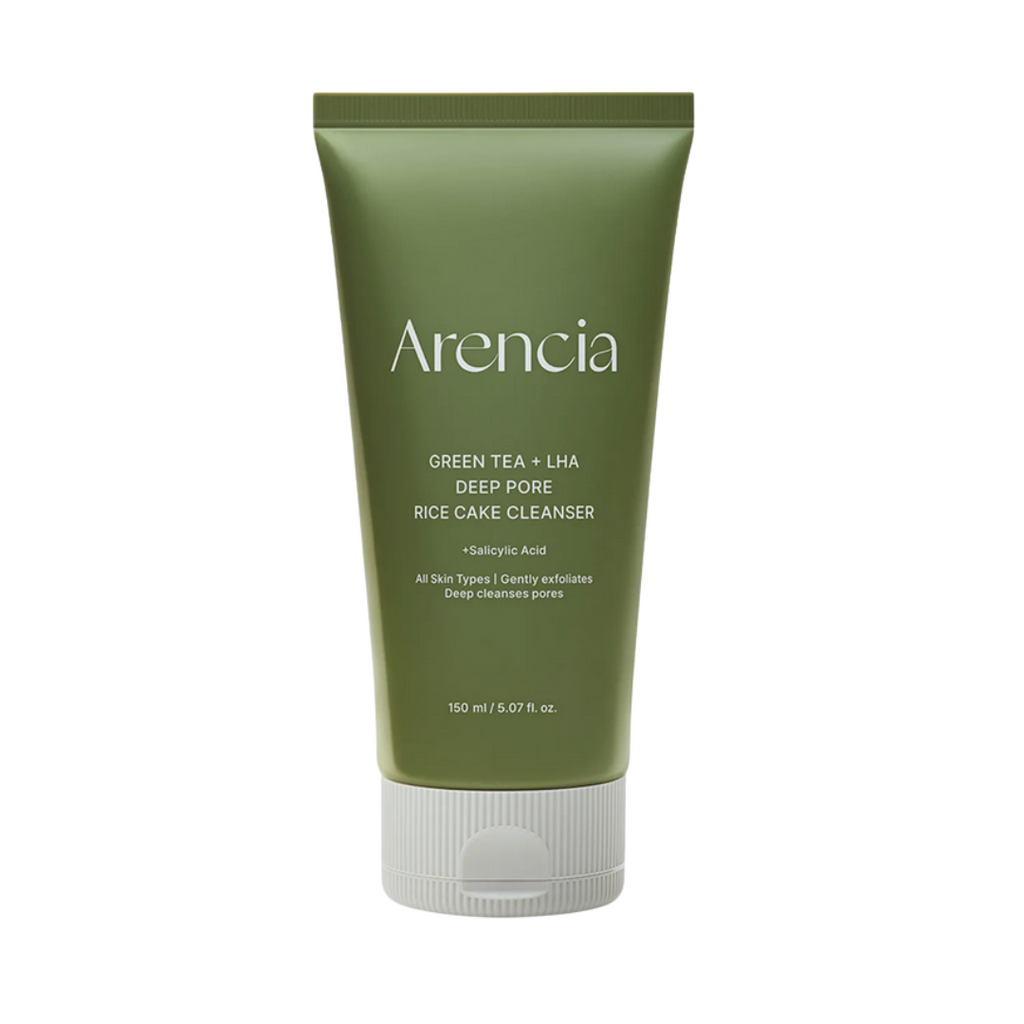 Arencia Green Tea LHA Deep Pore Rice Cake Cleanser 150g