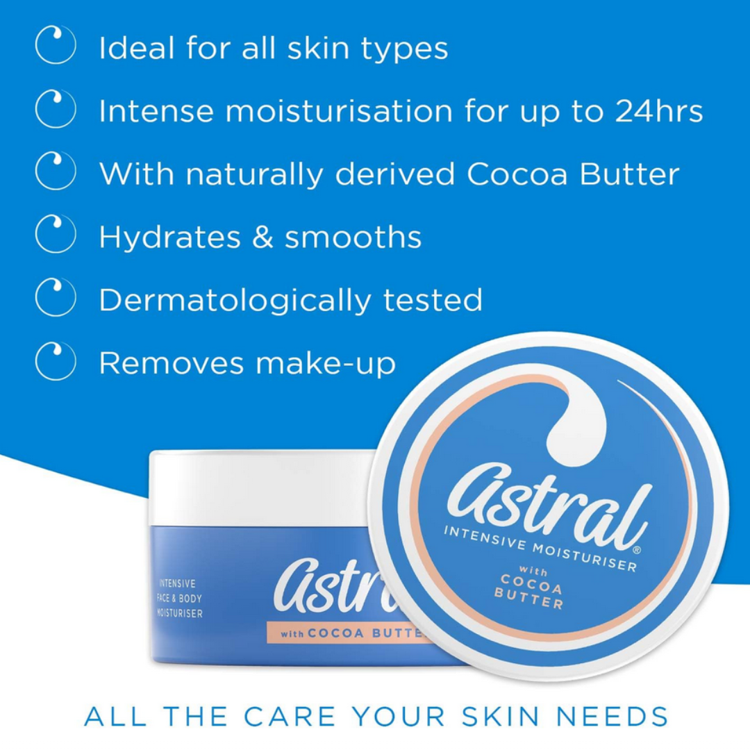 Astral Moisturising Cream with Coco Butter 200ml