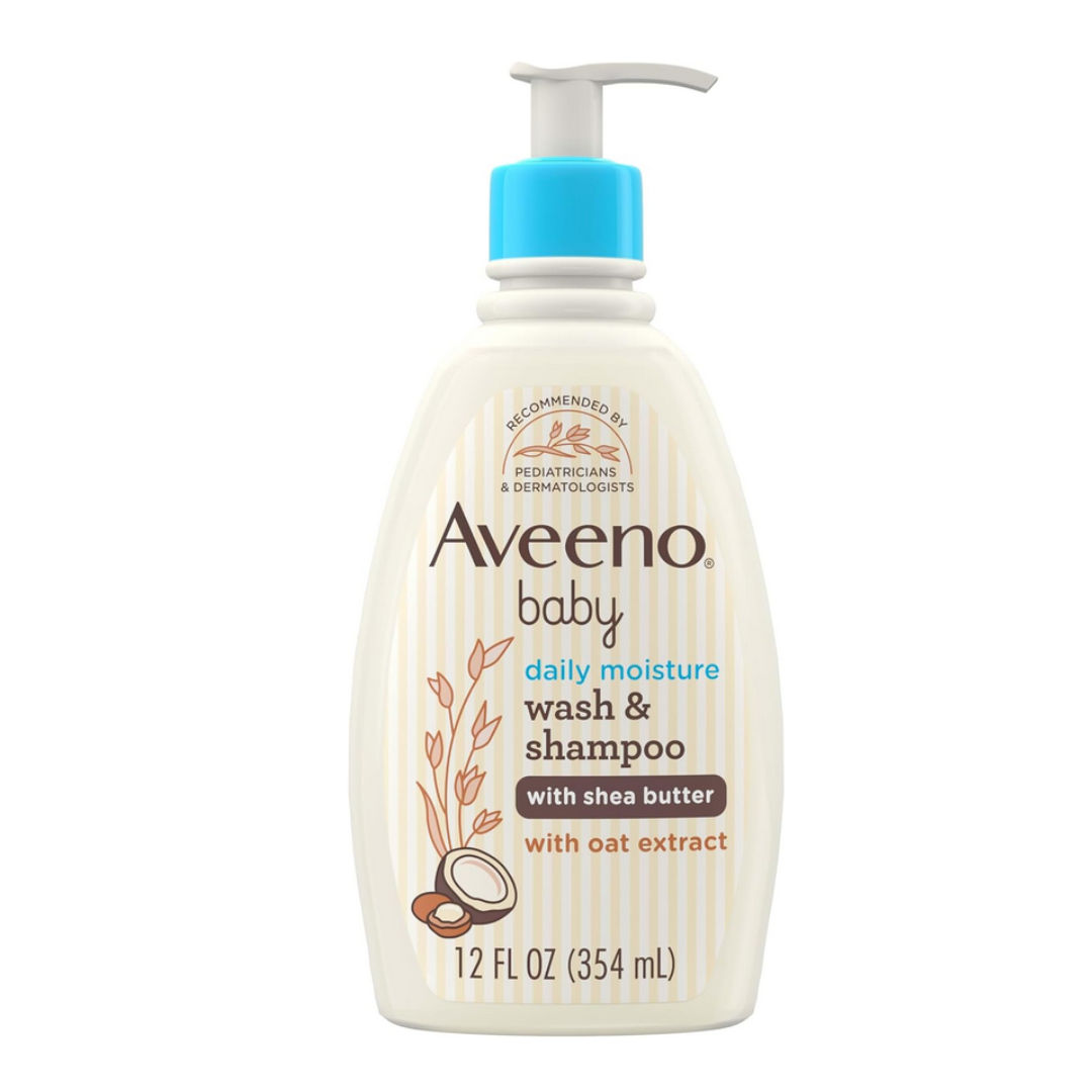 Aveeno Baby Daily Moisturizing 2-in-1 Wash & Shampoo 354ml
