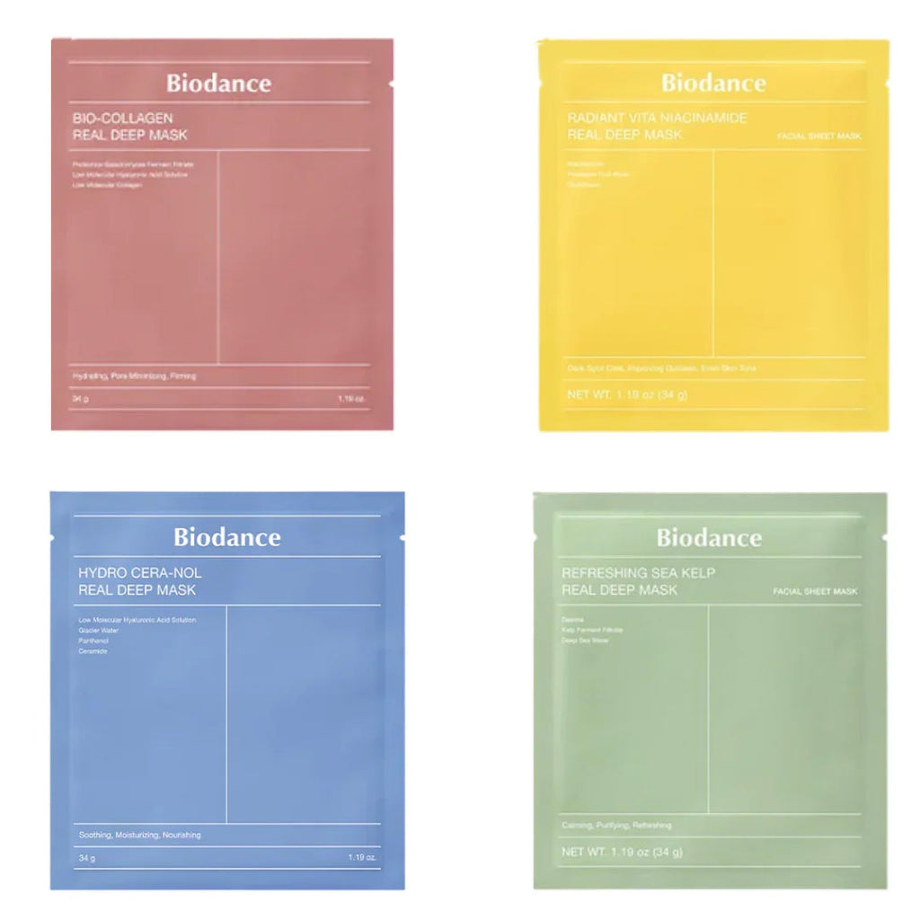 Biodance Real Deep Mask Trail Set 4*34 ml