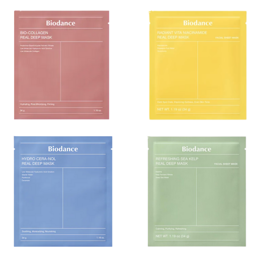 Biodance Real Deep Mask Trail Set 4*34 ml