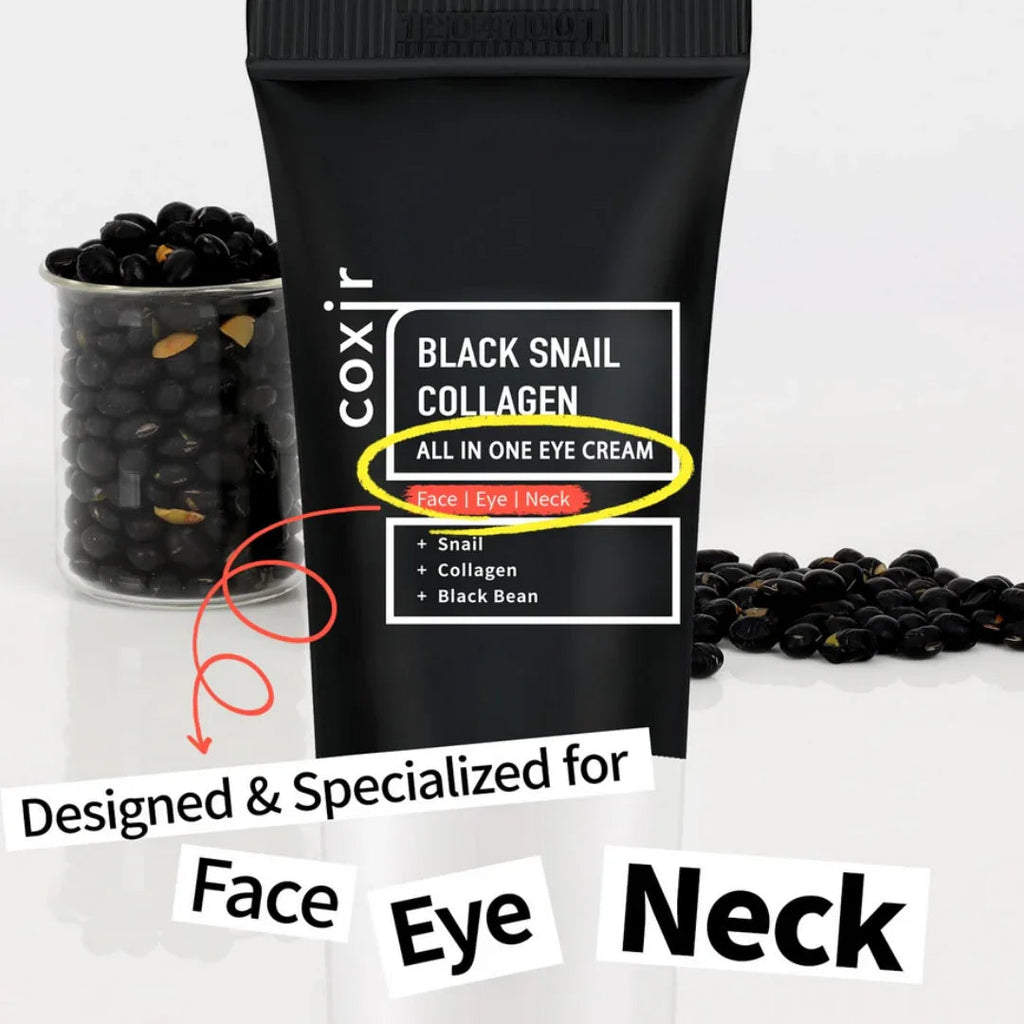 Coxir Black Snail Collagen All In One Eye Cream 30ml ( Expire Sep-2026)