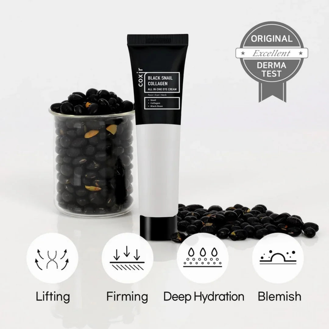 Coxir Black Snail Collagen All In One Eye Cream 30ml ( Expire Sep-2026)