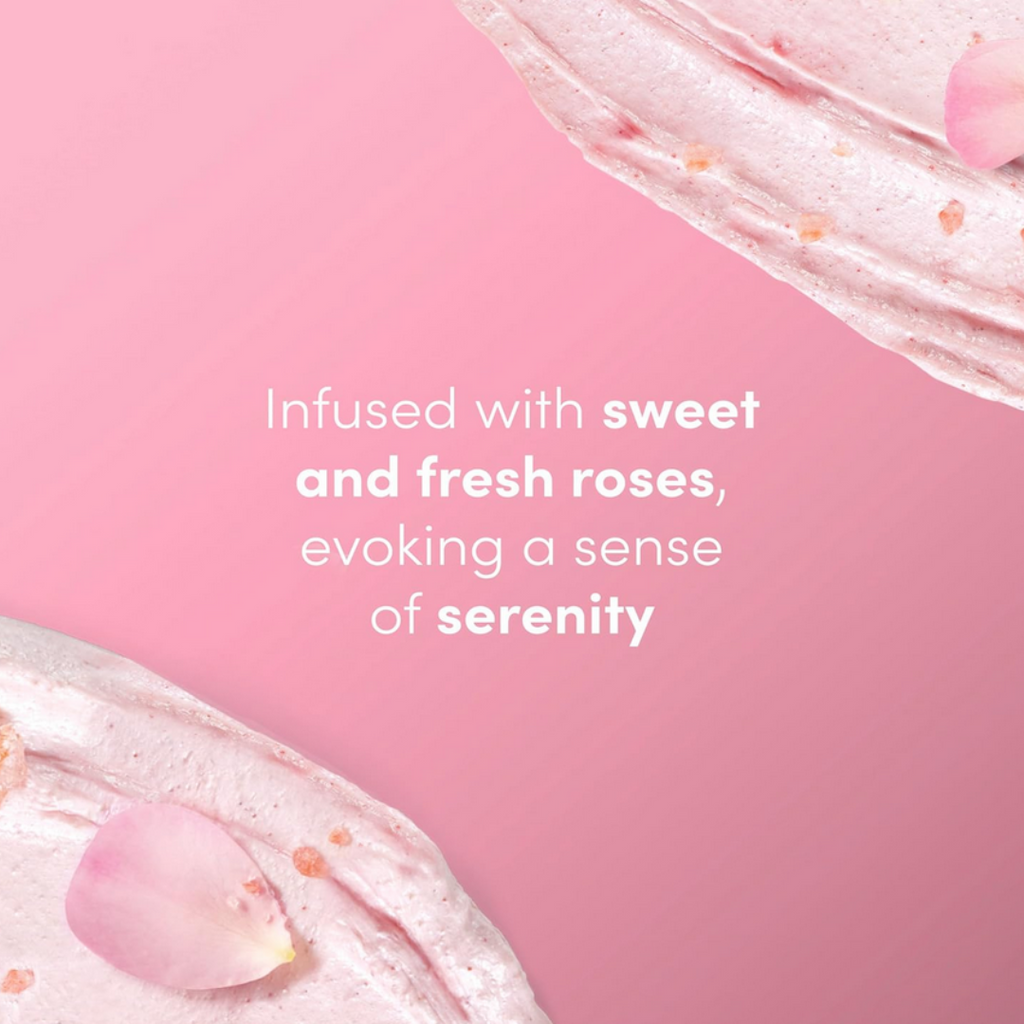 Dove Body Scrub Himalayan Salt & Rose Oil  298g