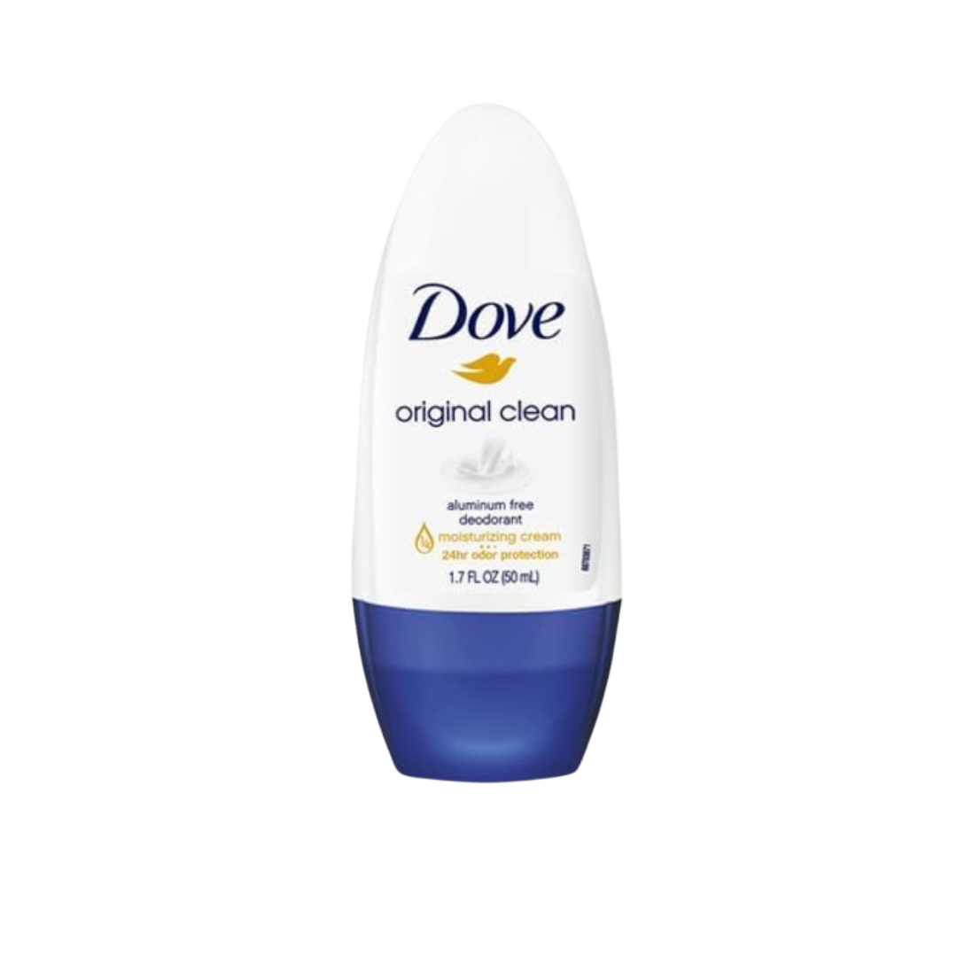 Dove Original Clean Roll On Deodorant Aluminum Free 50g