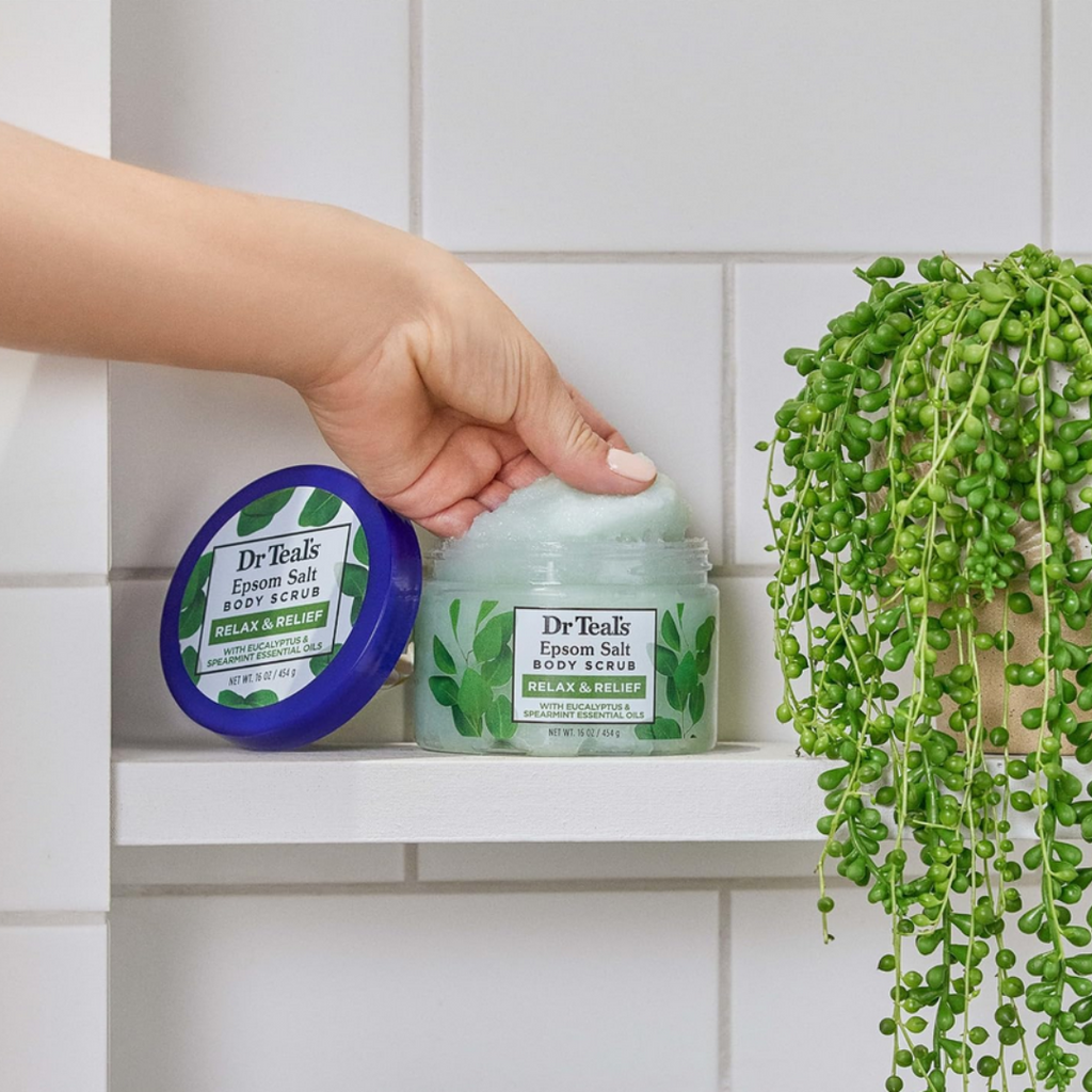 Dr Teal's Pure Epsom Salt Body Scrub 454g
