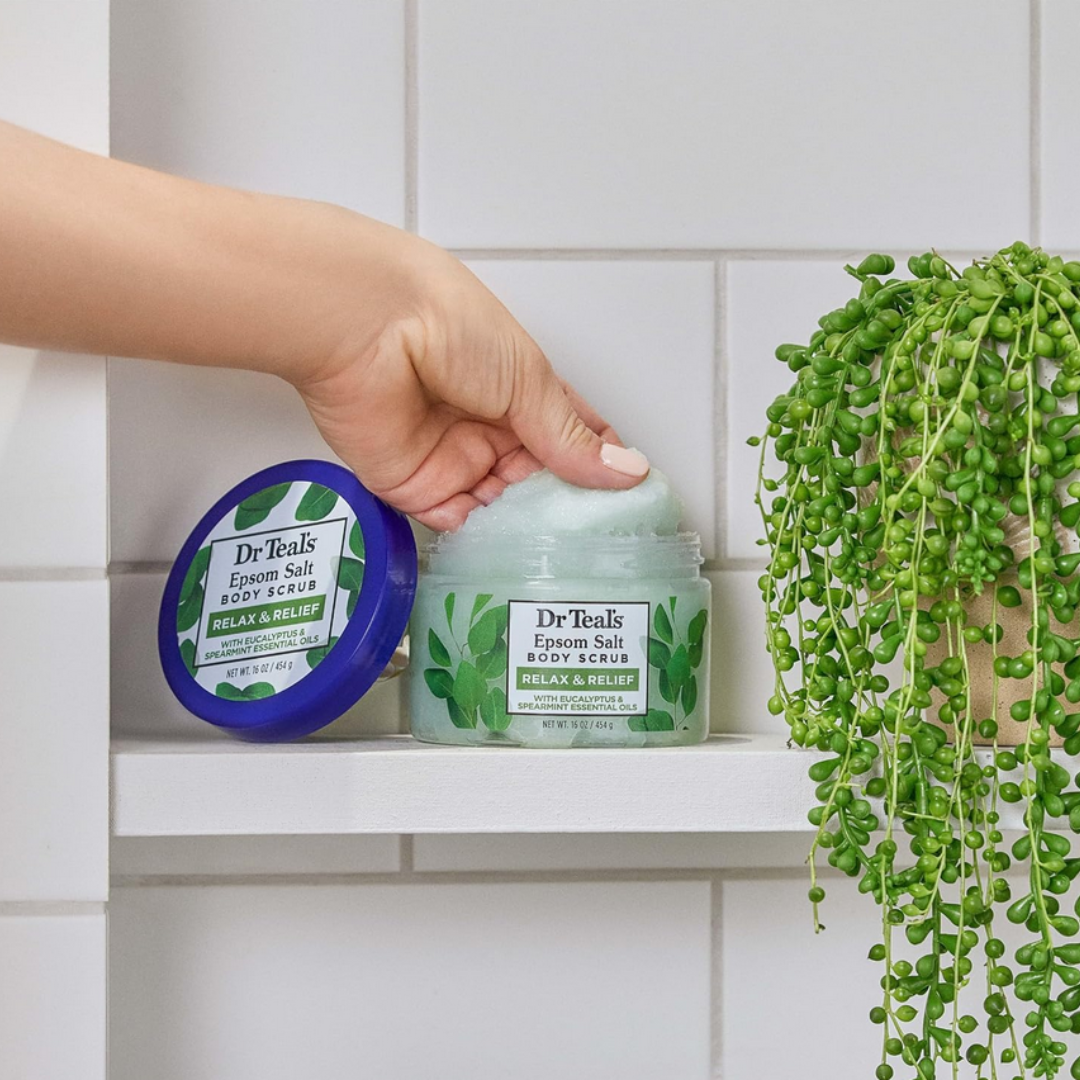 Dr Teal's Pure Epsom Salt Body Scrub 454g