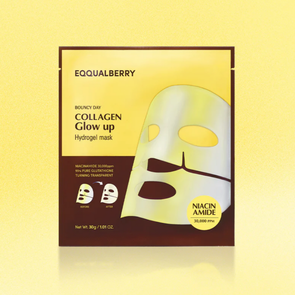 EQQUALBERRY Collagen Glow up Hydrogel Mask Set 4*30g