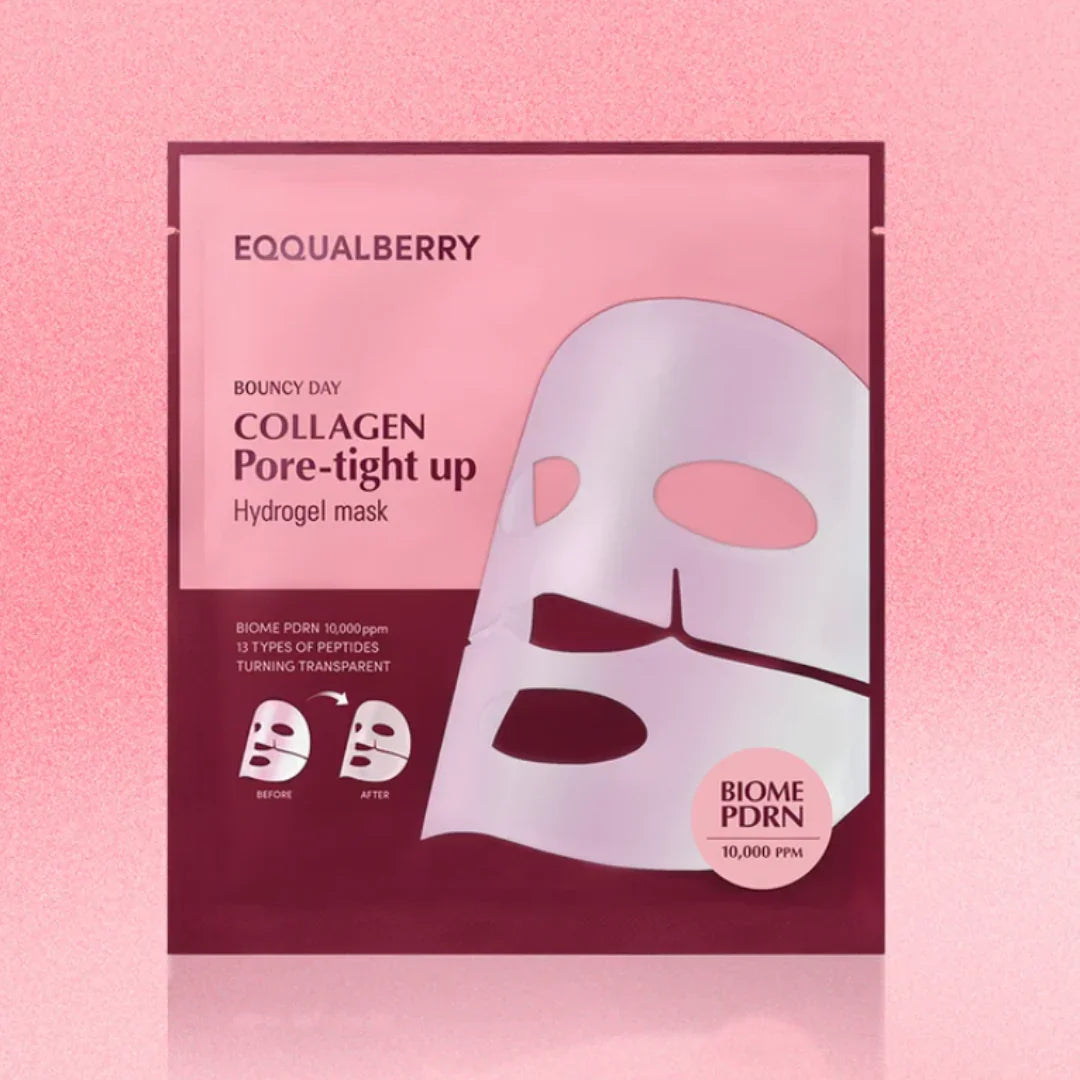 EQQUALBERRY Collagen Pore-tight up Hydrogel Mask Set 4*30g