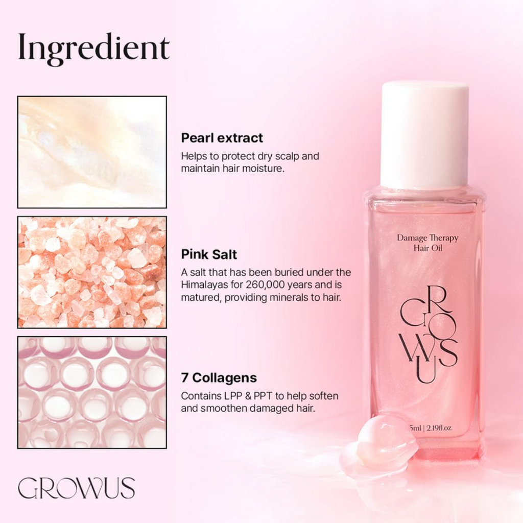 GROWUS Damage Therapy Hair Oil 65ml