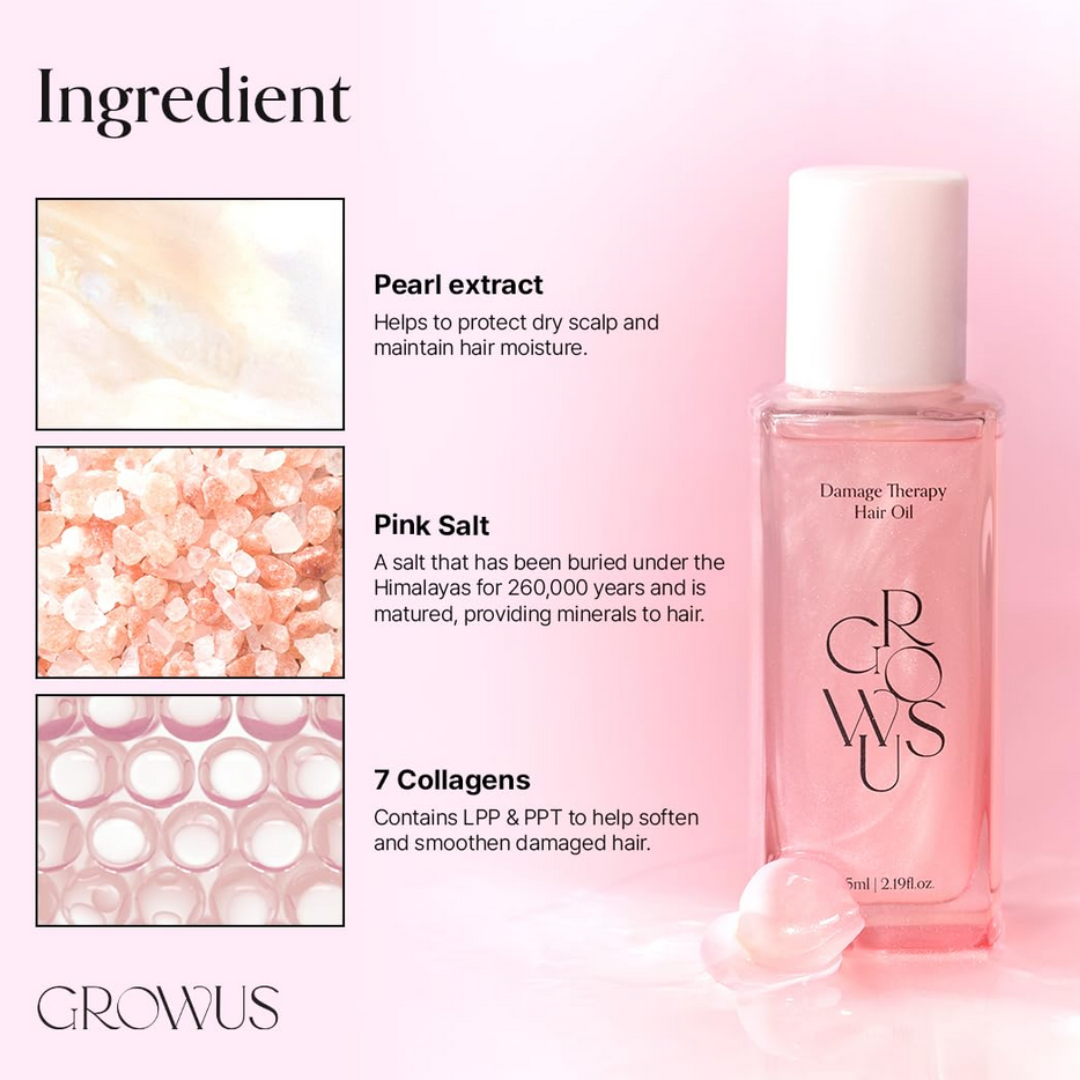 GROWUS Damage Therapy Hair Oil 65ml