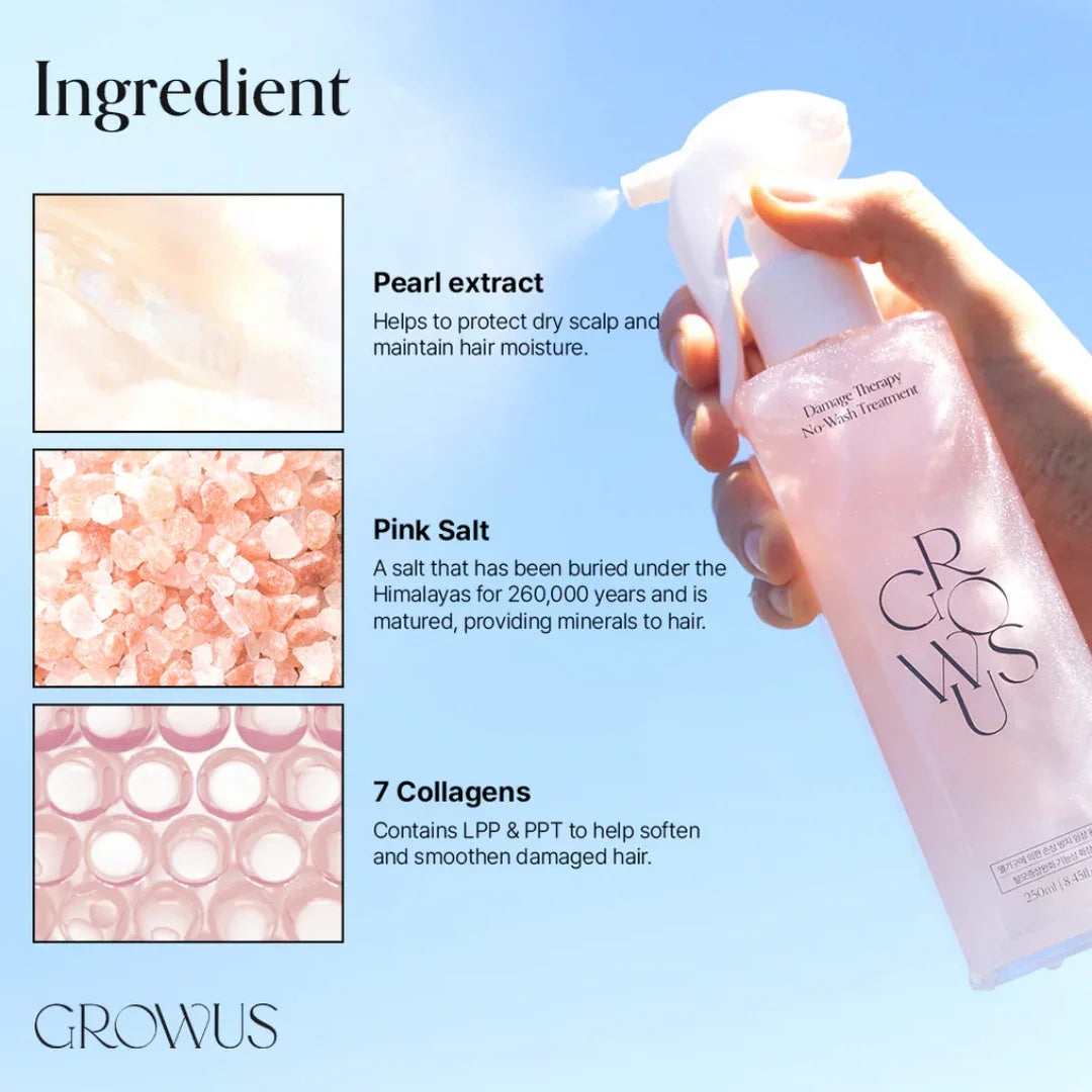 GROWUS Damage Therapy No-Wash Treatment 250ml