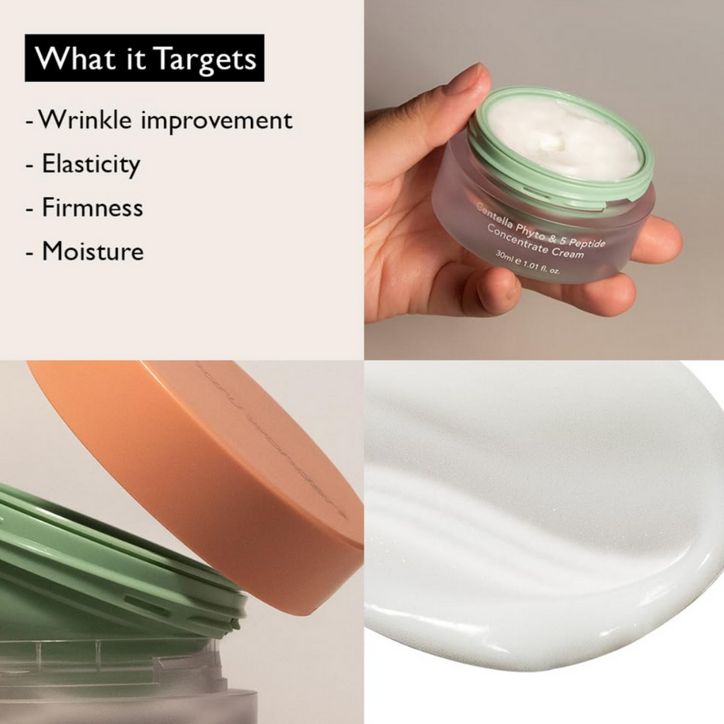 Haruharu WONDER  Centella Phyto & 5 Peptide Concentrate Cream 30ml