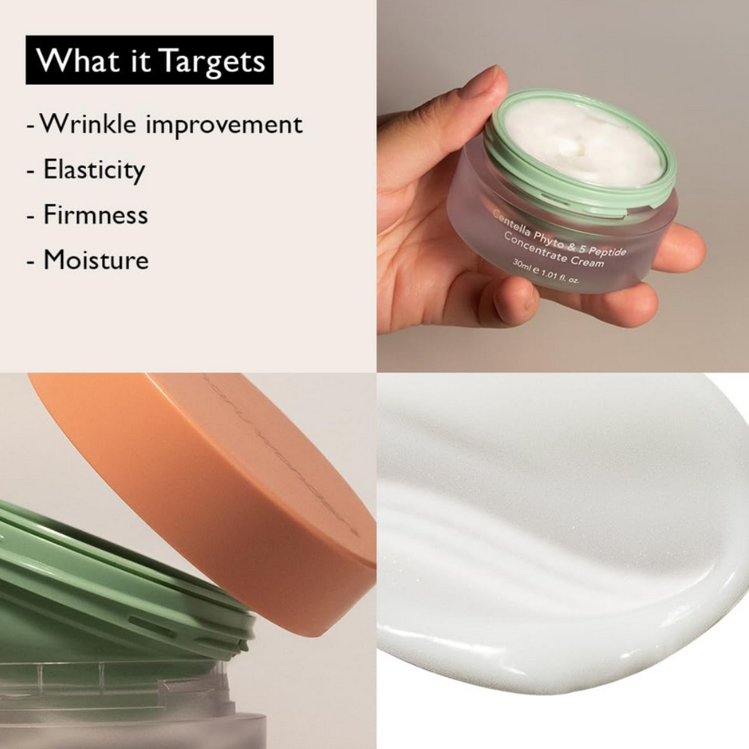 Haruharu WONDER  Centella Phyto & 5 Peptide Concentrate Cream 30ml