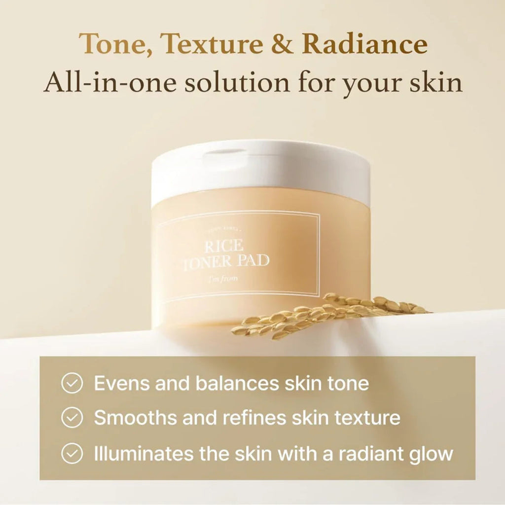 I'm from Rice Toner Pads 140ml (60 Pads)