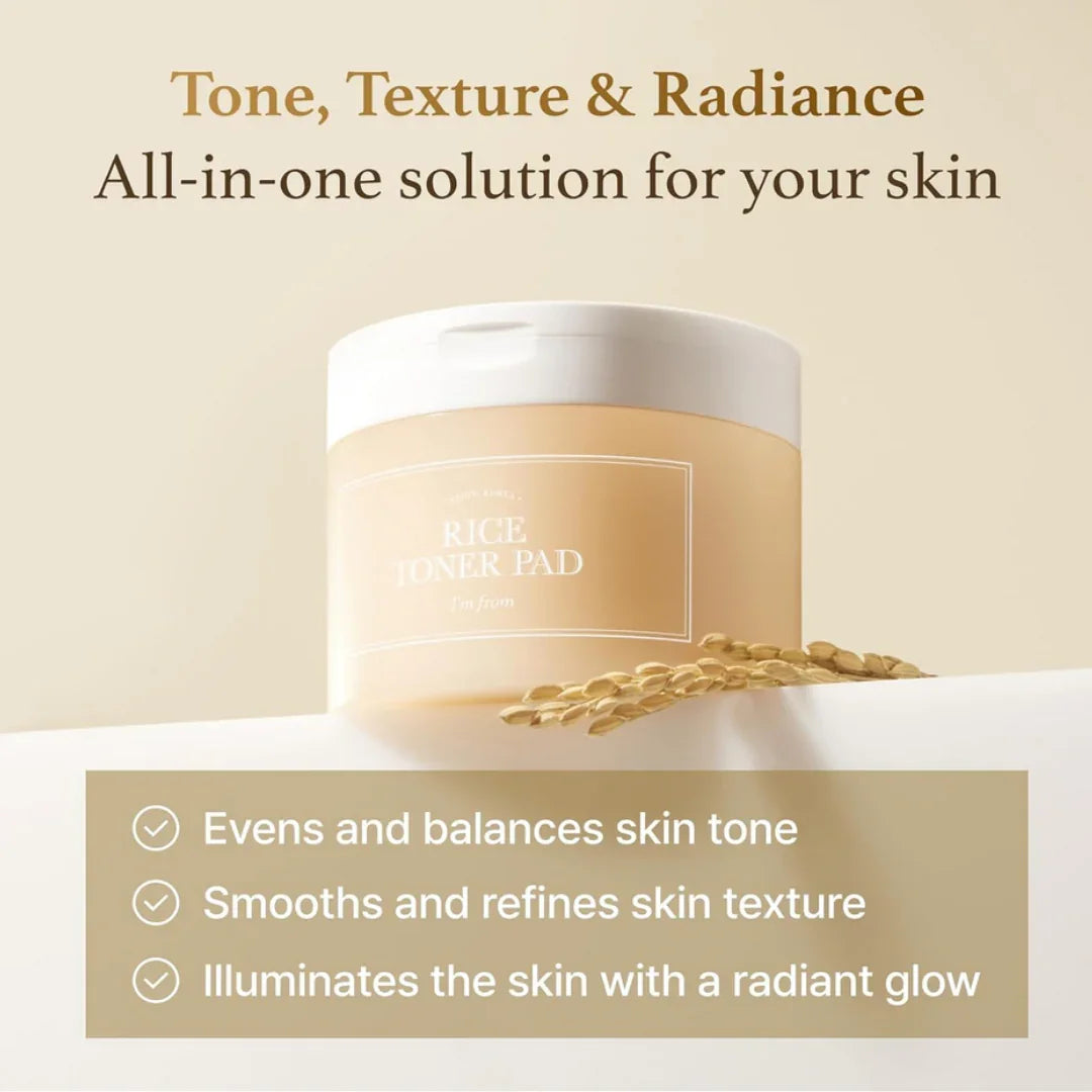 I'm from Rice Toner Pads 140ml (60 Pads)