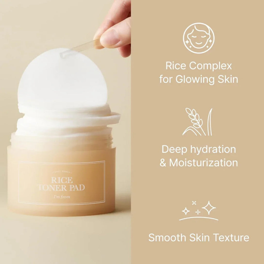 I'm from Rice Toner Pads 140ml (60 Pads)