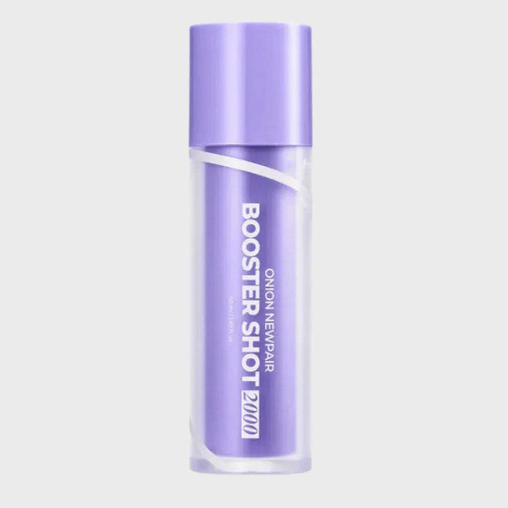 Isntree Onion Newpair Booster Shot 2000 purple serum bottle for K-Beauty skincare