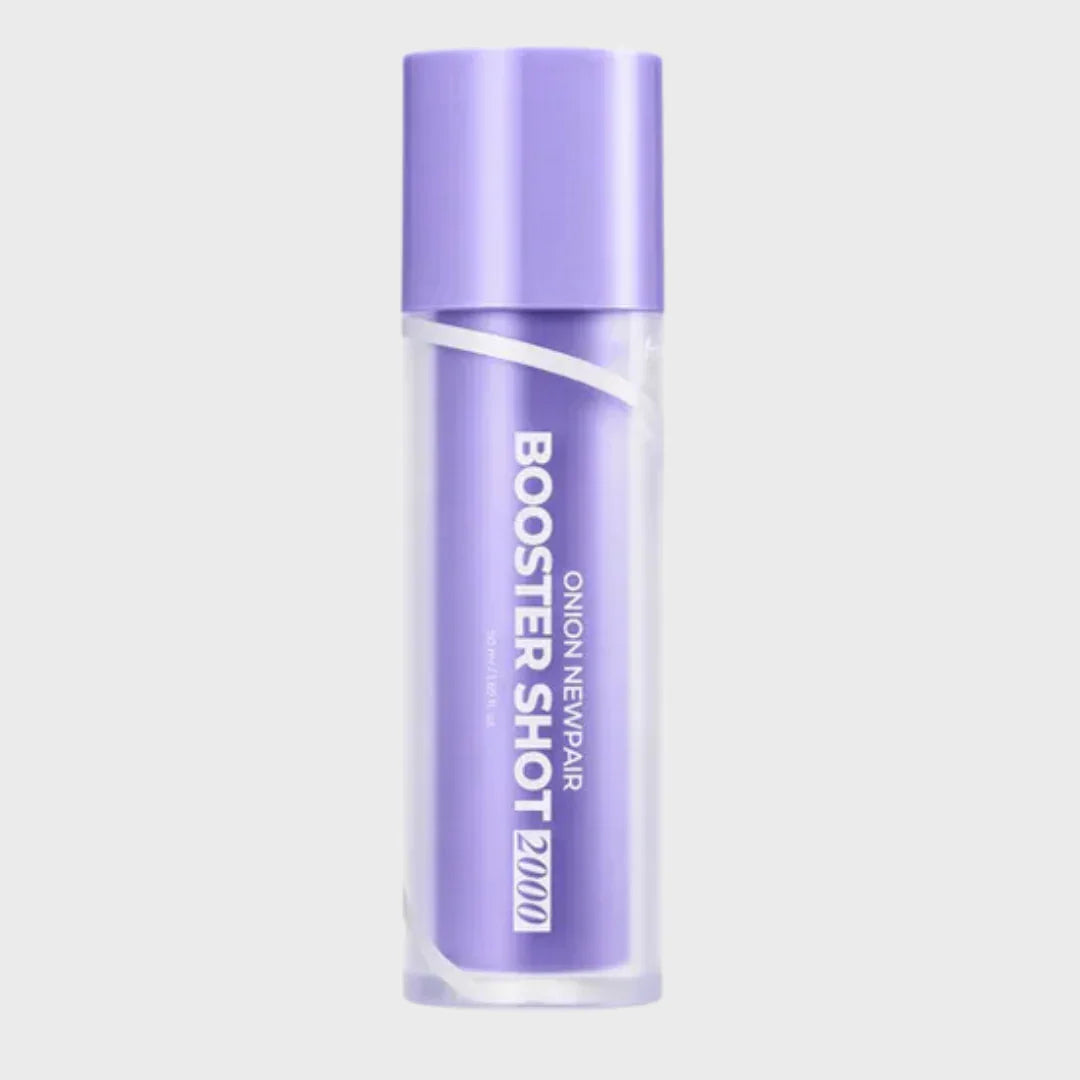 Isntree Onion Newpair Booster Shot 2000 purple serum bottle for K-Beauty skincare