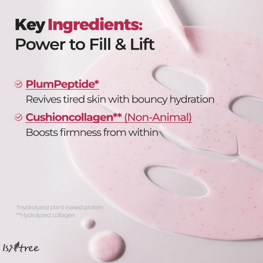 Isntree Plum Peptide Plumping Gel Mask Set 4X30ml