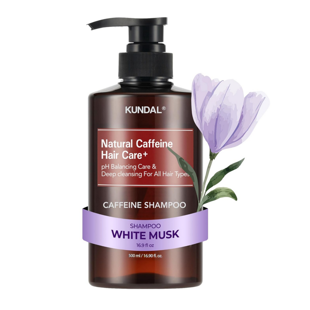 KUNDAL Caffeine Shampoo  Anti Hair Loss 500ml - White Musk