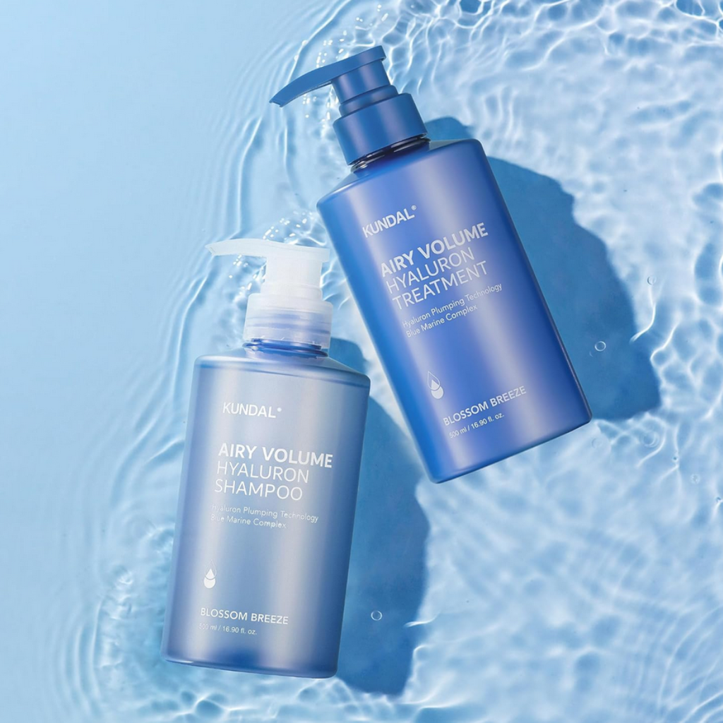 KUNDAL Hyaluron Airy Volume Shampoo and Treatment Set 2X300ml