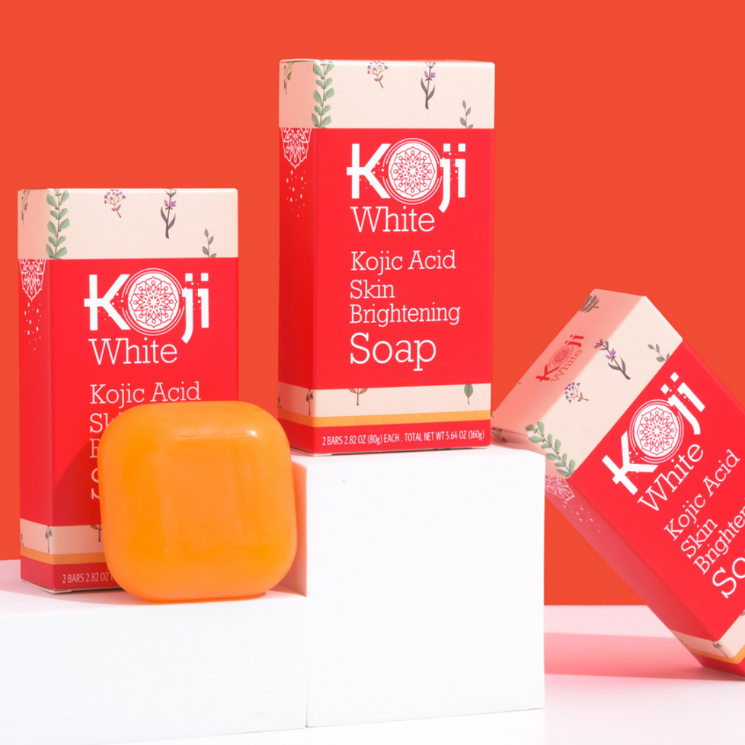 Koji White  Kojic Acid Skin Brightening Soap 2 X 80g