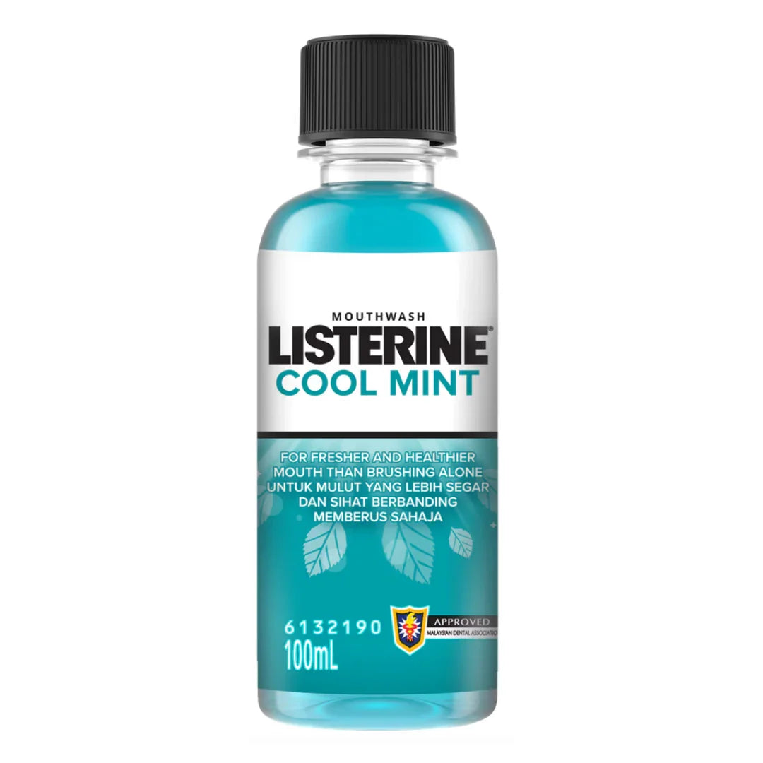 Listerine Cool Mint Mouthwash 100ml  ( Packing May Vary)