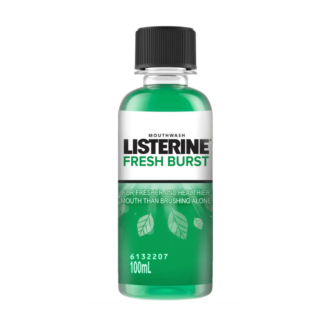 Listerine Fresh Burst Mouthwash 100ml  ( Packing May Vary)