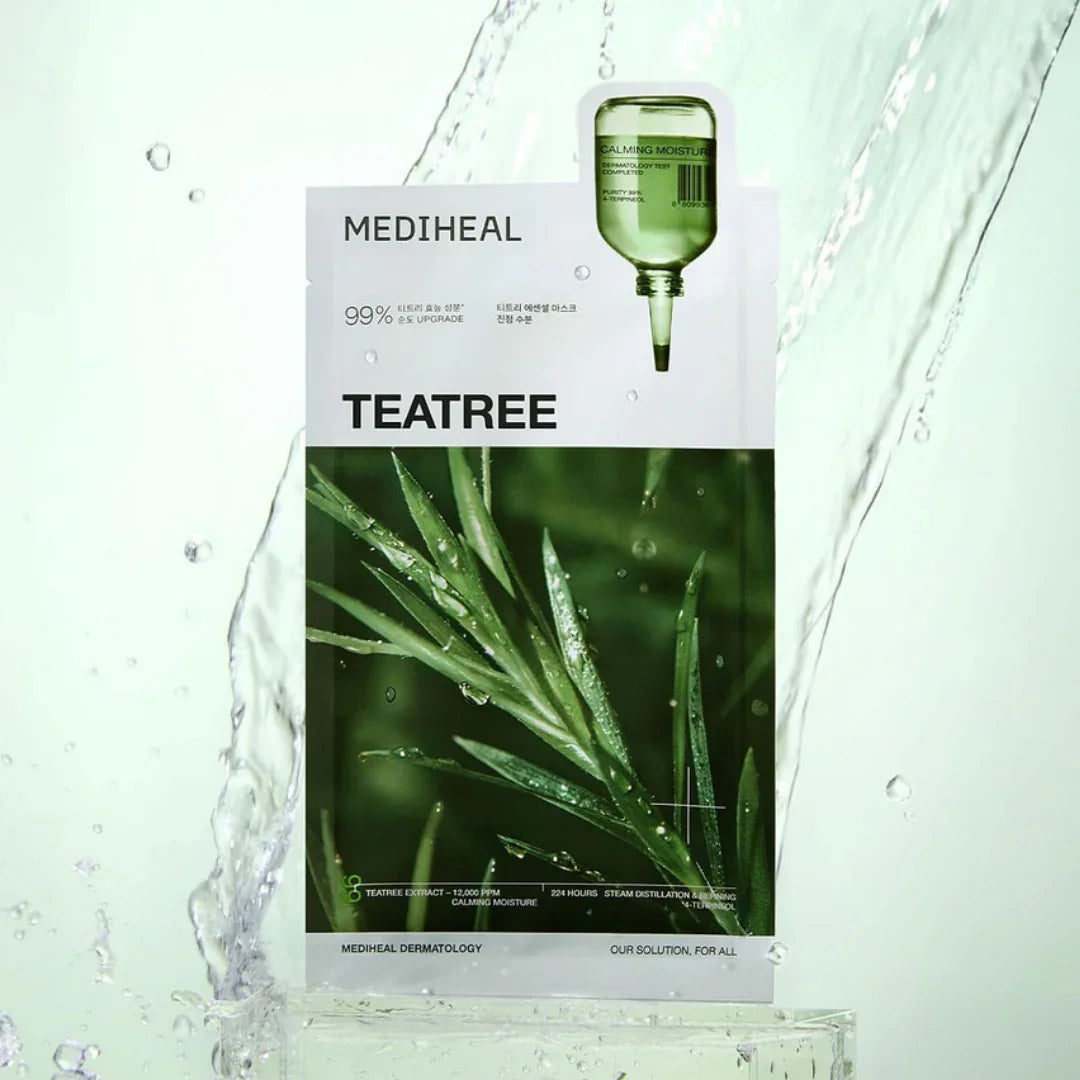 MEDIHEAL Tea Tree Essential Mask Sheet Calming Moisture 1 Pc