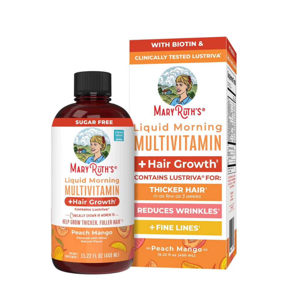 MaryRuth's Liquid Multivitamin +Hair Growth with Biotin 10000