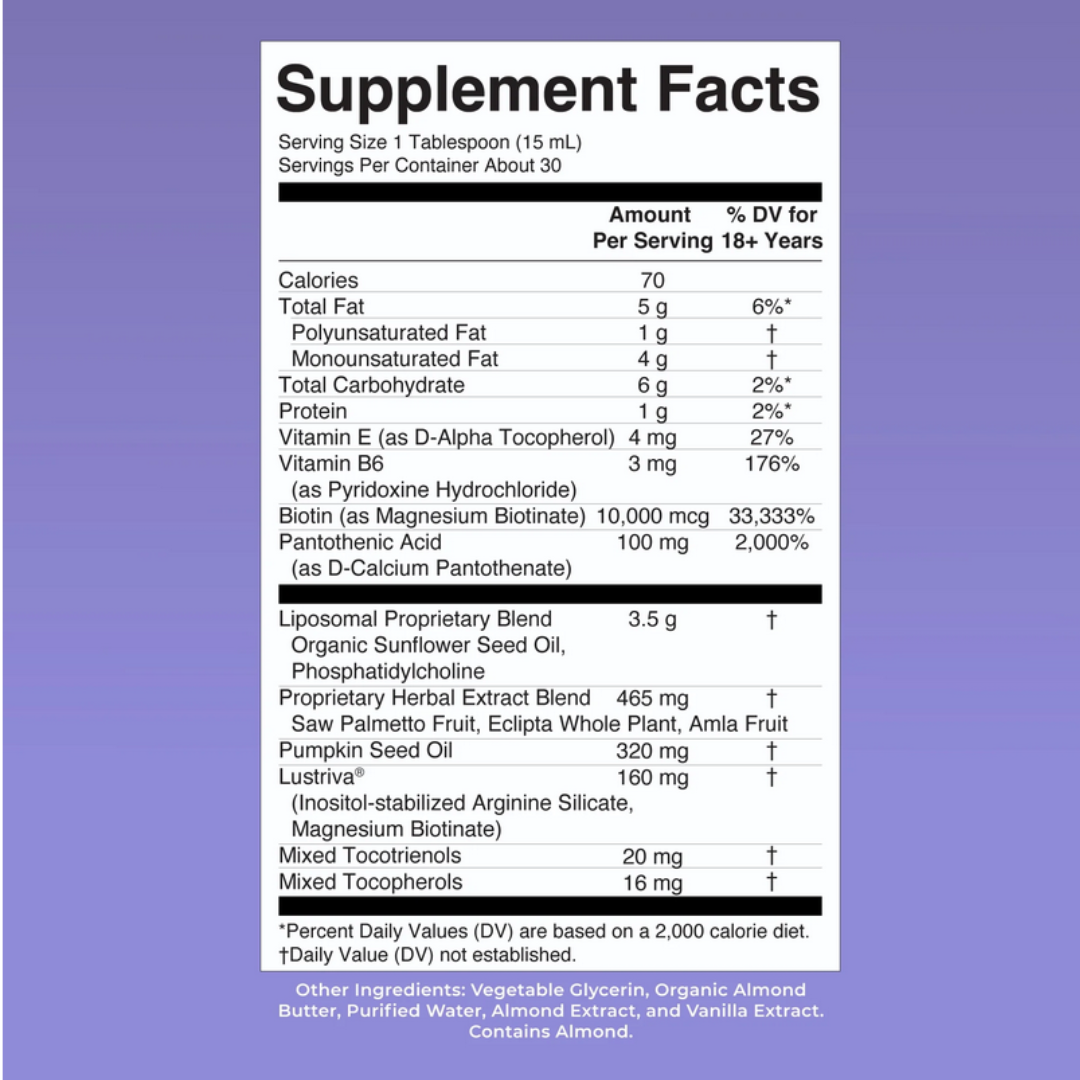 MaryRuth's Hair Growth Max Liposomal Multivitamin Supplement 450ml