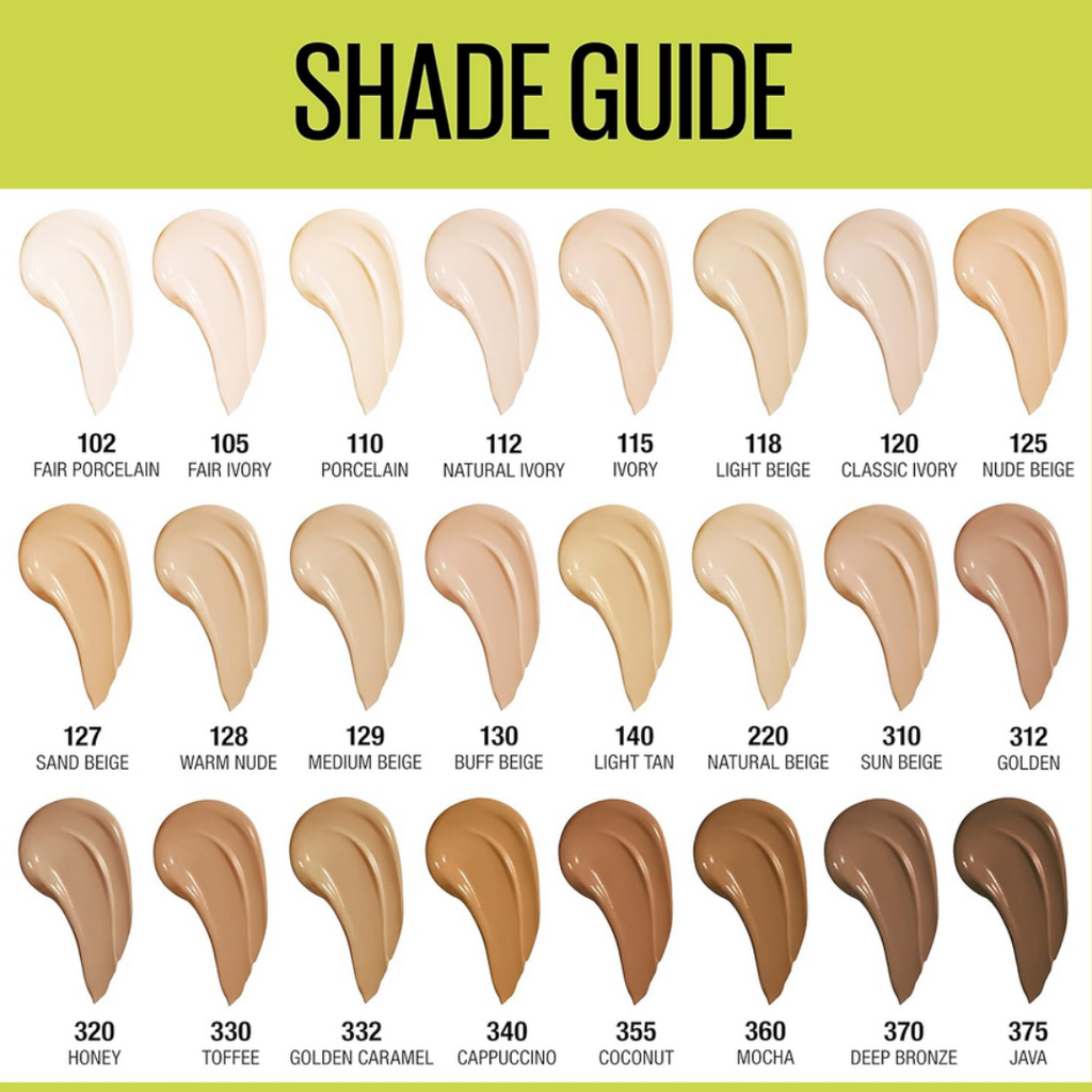 Maybelline, Super Stay Longwear Liquid Foundation, Up to 30HR Wear