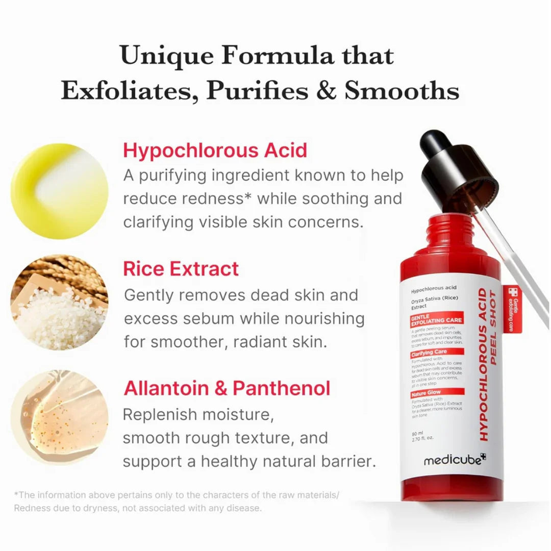 Medicube Hypochlorous Acid Rice Peel Shot 80ml