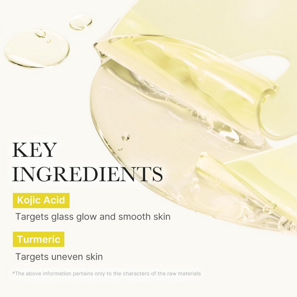 Medicube Kojic Acid Turmeric Gold Jelly Gel Mask 4Pcs