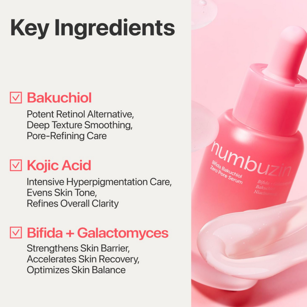 Numbuzin No.3 Bifida Bakuchiol Zero Pore Serum 30ml