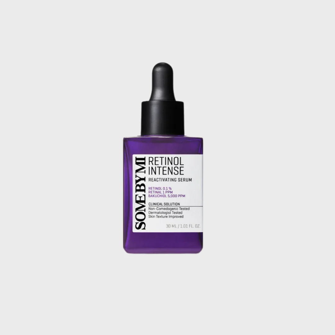 SOME BY MI Retinol Intense Reactivating Serum 30ml purple bottle with dropper black cap