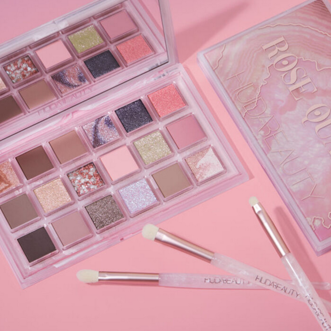 Huda Beauty Rose Quartz Eye & Lip Essentials