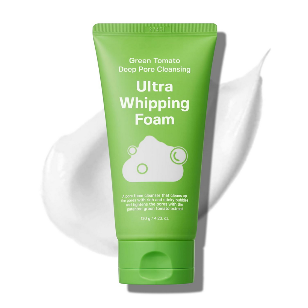 Sungboon Editor Green Tomato Deep Pore Cleansing Ultra Whipping Foam 120g