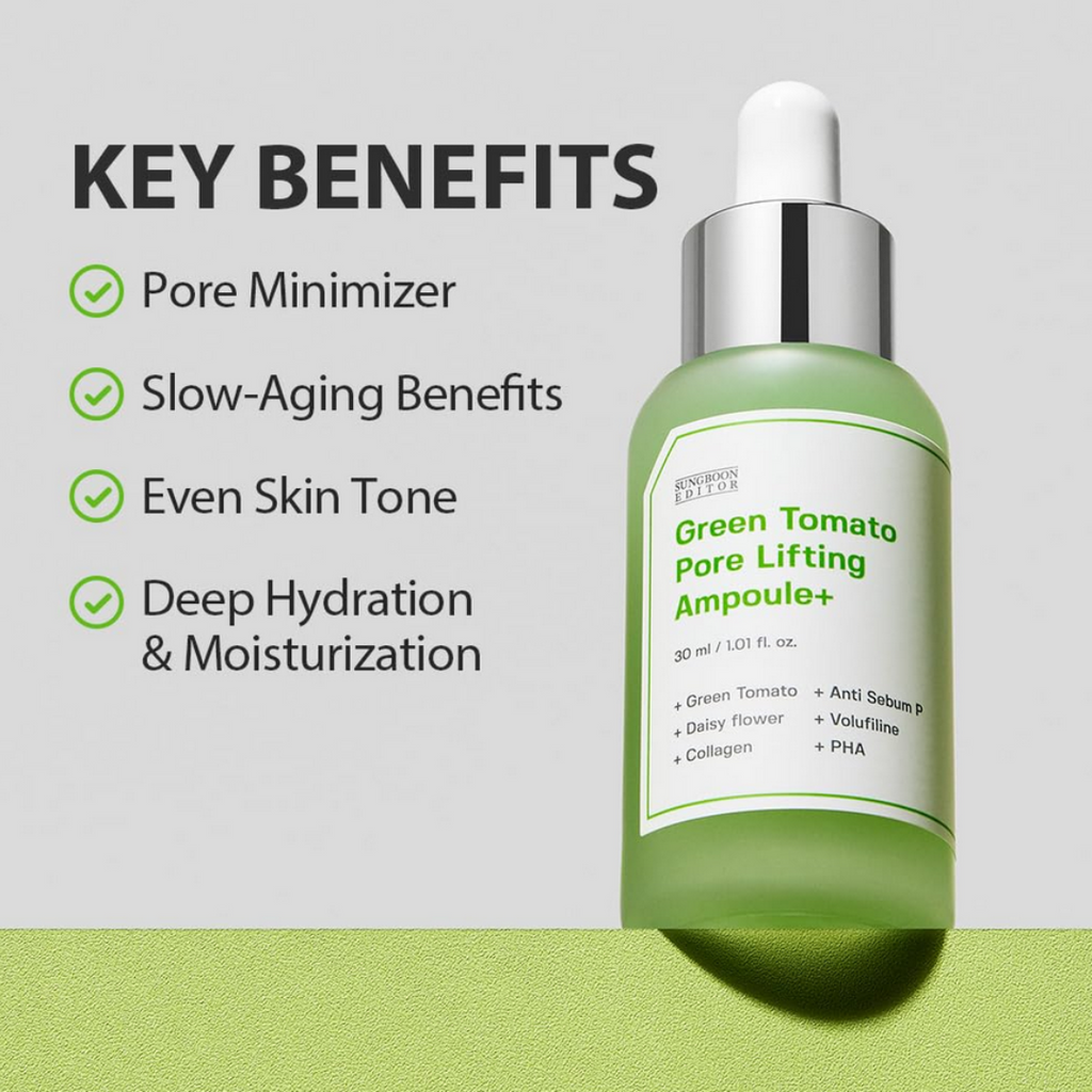 Sungboon Editor Green Tomato Pore Zero Ampoule 40ml