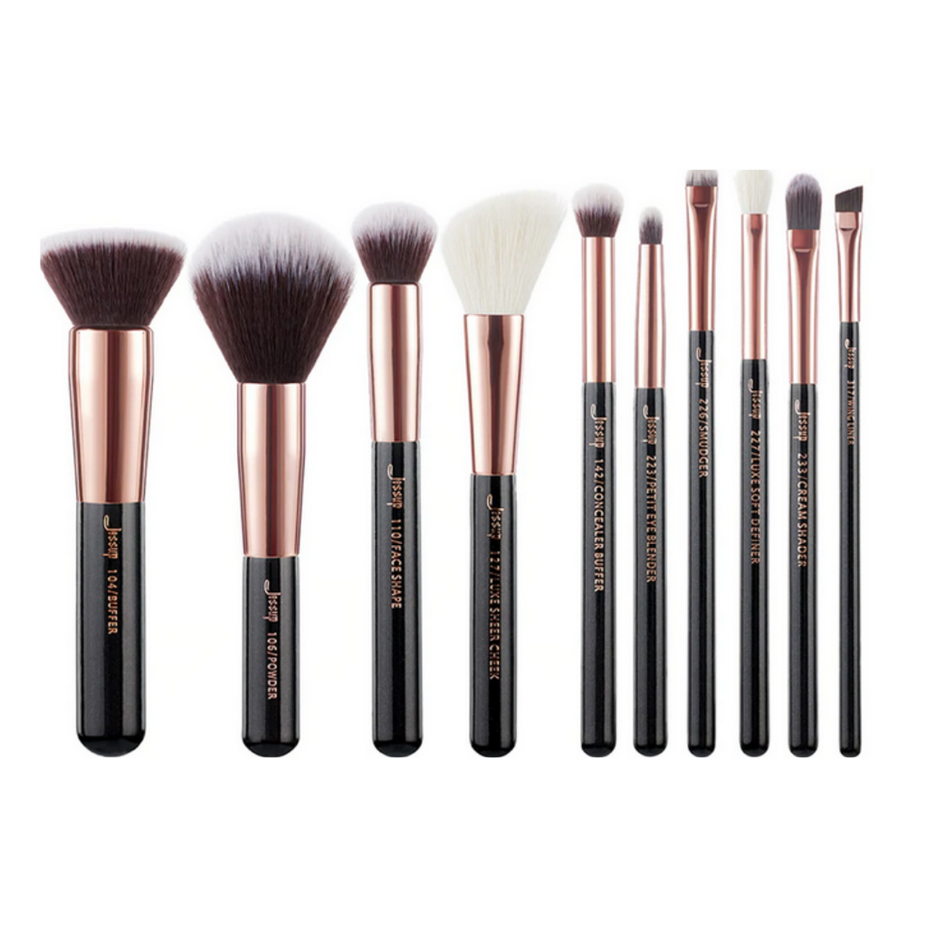 Individual 10 Pcs Basic Makeup Brush Set T156