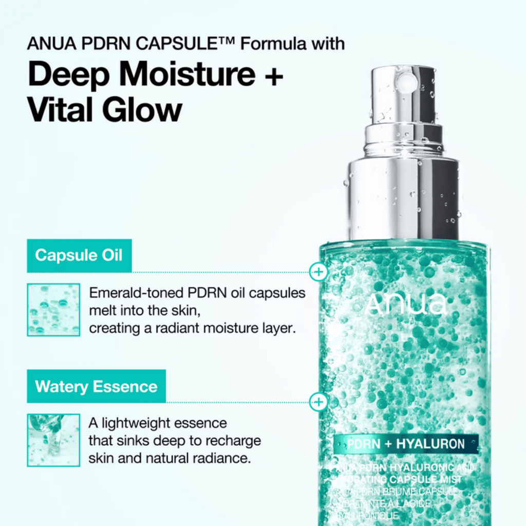 ANUAAnua PDRN Hyaluronic Acid Hydrating Capsule Mist 100mlMood Arabia