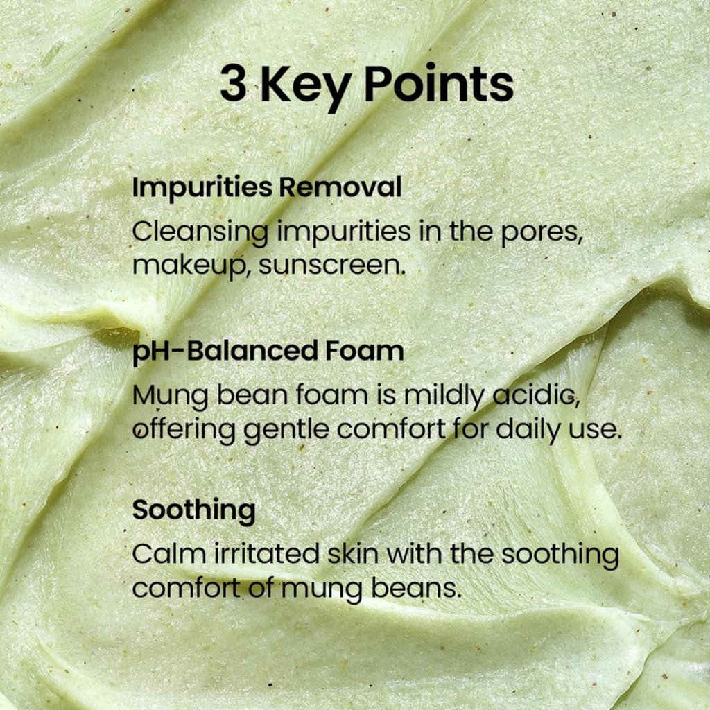 beplain Mung Bean Ph-balanced Cleansing Foam 80ml